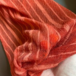 Infinity scarf with beads - Orange